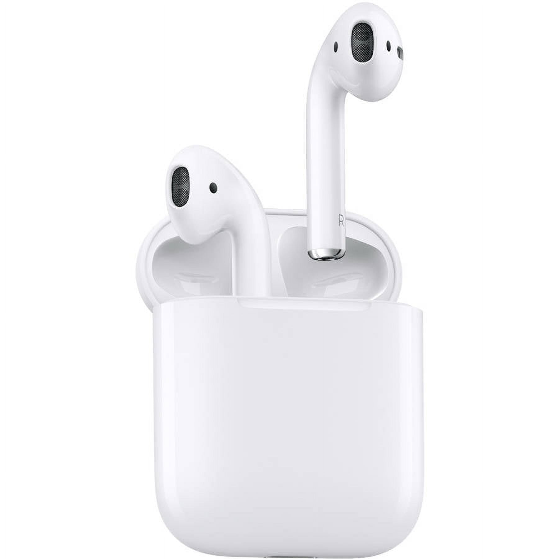 Restored Apple AirPods Bluetooth True Wireless Earbuds with Charging Case, White, VIPRB-MMEF2AM/A (Refurbished)