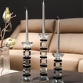 thumbnail image 4 of Candelabro de cristal ligero for decoración del hogar, ideal for bodas, festivales y fiestas., 4 of 6
