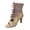 Gold, variant on Women's Glitter Open Toe Stiletto Ankle Strap Fashion Dance High Heel Sandals
