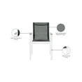 thumbnail image 2 of Meridian Furniture Nizuc Black Outdoor Patio Dining Arm Chair (Set of 2), 2 of 7