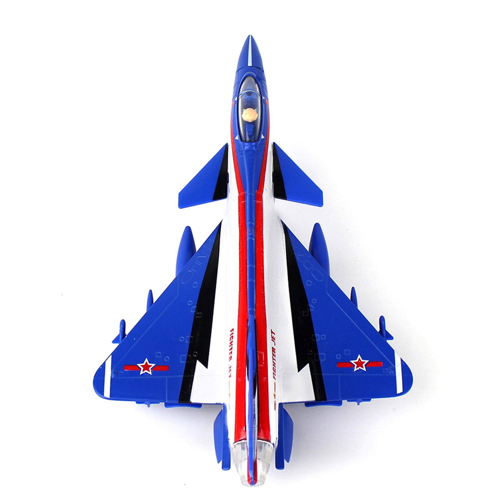 LeeQinersw Fighter Aircraft, Airplane Model Attack Plane Decorative for Bedroom Decorations Blue