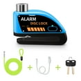 thumbnail image 2 of Wsdcam Rechargeable Motorcycle Alarm Motorcycle Lock with 120dB Alarm Anti Theft Security Disc Brake Lock for Motorbike Scooter, 2 of 6