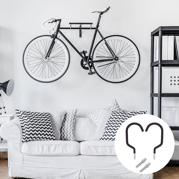 BESTYASH 6-Pack Heavy Duty Wall Mounted Bike Hooks for Garage Storage, Tool Hanging and Organizing Bikes & Equipment