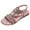 1Pink, variant on Mostsola Women’s Flat Sandals Comfort Elastic Strap Rhinestone Open Toe Slip on Casual Walking Sandals