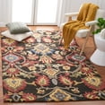 thumbnail image 2 of SAFAVIEH Blossom Lennon Floral Wool Area Rug, Charcoal/Multi, 6' x 6' Square, 2 of 13