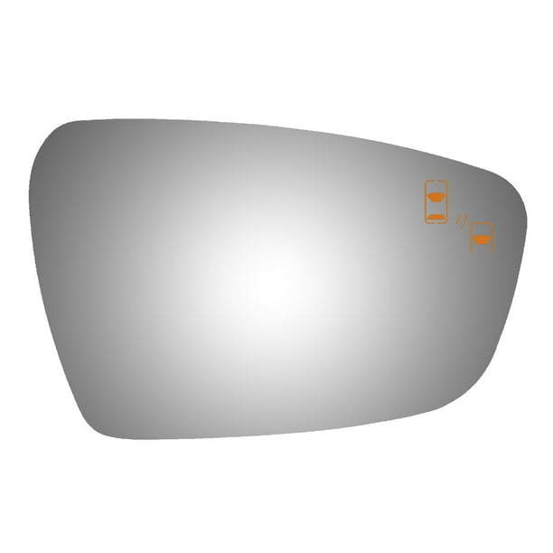 Convex Passenger Side Replacement Mirror Glass for 2017 Kia Forte
