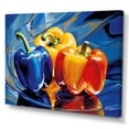 thumbnail image 2 of Designart "Bountiful Bell Peppers" Vegetables Wall Decor, 2 of 7