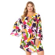 Anne Cole Plus - Bell Sleeve Tunic Cover Up