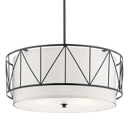

Kichler 52072 Birkleigh 24 Wide Drum Chandelier - Black