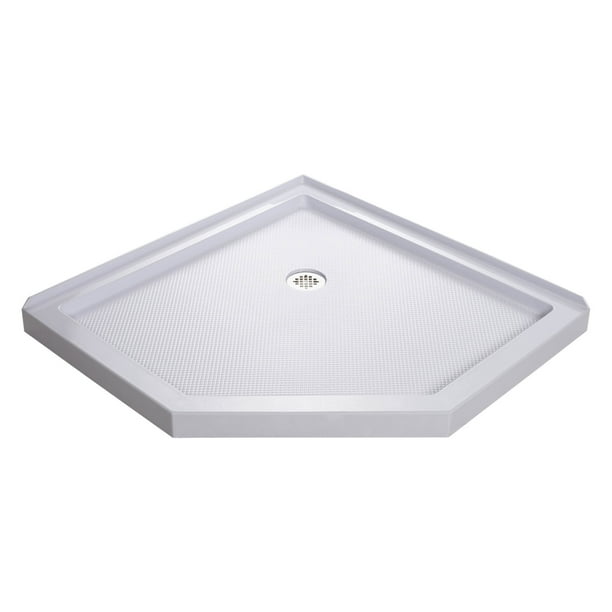 DreamLine SlimLine 40 in. D x 40 in. W x 2 3/4 in. H Corner Drain Neo