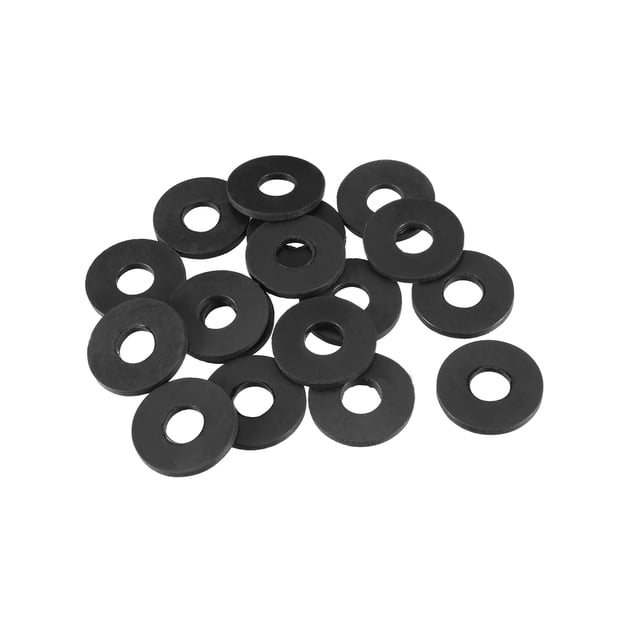 Junta de manguera O-ring plana de goma de 6x16x1.5mm, lote de 20 piezas para grommet