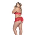 thumbnail image 4 of Mapale 206X Panty and Top Lace Set Color Red, 4 of 6