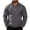 Dark Gray, variant on Men's Waterproof Golf Windbreaker Active Shell Jacket Stand Collar Full Zip Windproof Outerwear Coat with Zip Pockets for Daily Wear Travel, Dark Gray, XL
