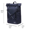 thumbnail image 3 of KAUKKO Stylish Oxford Fabric Backpack Travel Rucksack lightweight Hiking Bag Satchel, 3 of 5