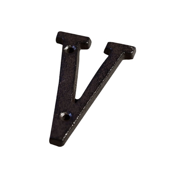 Injueey Placa de número de casa de Metal, decoración de puerta duradera y resistente al óxido, letras de Metal, números de casa B17--V Type1 NO1