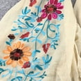 thumbnail image 4 of Levmjia Women Scarf Soft Shawl Floral Embroidery Print Wrap Lightweight Versatile Spring Autumn Winter Outdoor Travel Daily Wear Wedding, 4 of 4