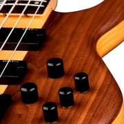 Dean Guitars Edge Pro 5-String Electric Bass Guitar, Ebony Fretboard, Walnut Satin Natural