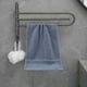 thumbnail image 5 of Juego de toallas faciales de algodón premium, ultra suaves, absorbentes y de secado rápido para el cuidado diario de la piel. Una experiencia de spa en casa. Aestivo | Azul marino | AESTIVO, 5 of 6