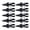 Natural black, variant on 10Pcs Soft Plastic Lures Wacky Baits Soft Worms Wacky Worms Baits Wacky Worms Fishing Lures Fishing Wacky Lures