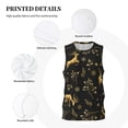 thumbnail image 3 of Rocae Christmas Gold Deers1 for Men's Basketball Jersey Lightweight and Breathable Athletic Tank Top,Quick-Drying Sports Jersey Large, 3 of 9