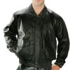 USA Leather 1515 Men's Black 'Classic Aviator' Bomber Leather Jacket Medium