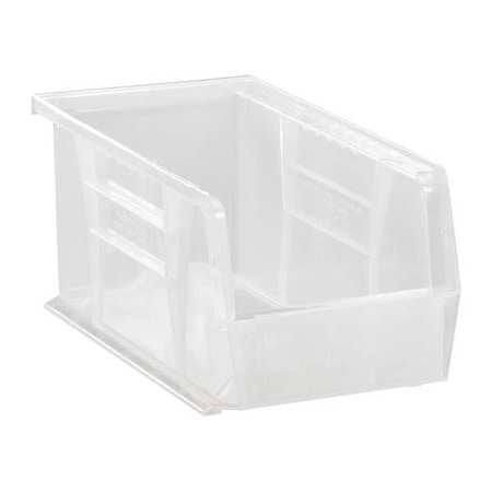 Hang Bin Clear Window - Quantum Storage Systems 30 lb Capacity, Hang and Stack Bin, Clear QUS230CL