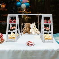 3 Tier Serving Tray Wooden Cupcake Stand Rustic Dessert Table Display Stand