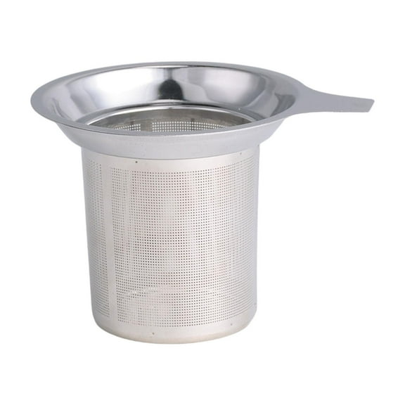 SharkTRUE Stainless Steel Tea Filter Reusable Tea Infuser Mesh Strainer with Handle for Hanging Teapot on Loose Cup Leaf Steep to Mug