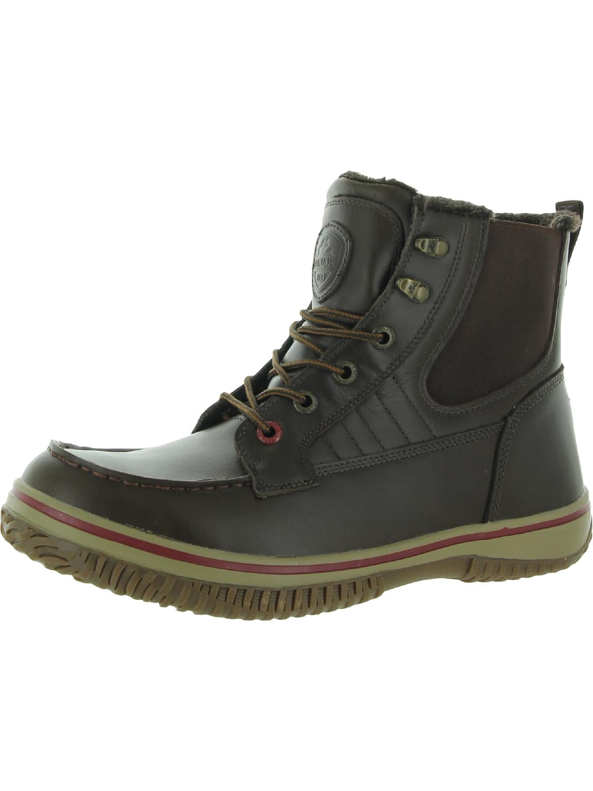 PAJAR Boots Men\'s Brown Leather Insulated Waterproof Winter Snow Boots PAJAR Canada Winter Snow Insulated Waterproof Boots Size 8  main image 2