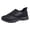 Black, variant on NOKIO Men's Mesh Sport Shoes Adjustable H𝗈𝗈k and L𝗈𝗈p Walking Sneakers with Comfort Cushioning Sole, Breathable Wide Width Casual L𝗈afers Summer S𝗅ip On Athlet𝗂c Shoes for Travel Holiday