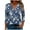 Multicolor Plus Size Blouse for Women_c, variant on CYMMPU Summer Trendy Shirts V Neck Blouses for Women Dressy Casual Loose Fit 3/4 Sleeve T-Shirts Spring Tops Flower Printed Business Elegant Work Tops T-Shirts Multicolor L