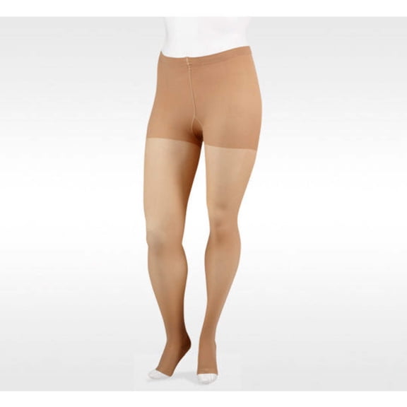 Juzo Soft 2000 Open Toe Pantyhose - 15-20 mmHg Reg Beige III