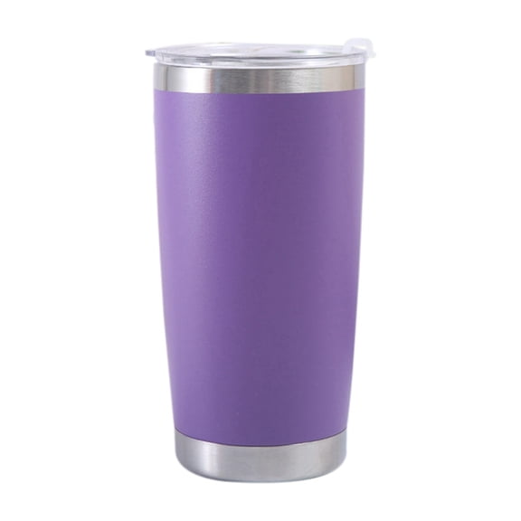 20oz Stainless Steel Car Cup Lid Beer Insulated Mug Large Capacity Ice Cup -Color