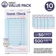thumbnail image 2 of Cuadernos de cheques para invitados Stock Your Home, color azul (paquete de 10), 2 of 7