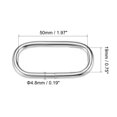 thumbnail image 2 of Unique Bargains Silver Tone Oval Buckles Iron Electroplating (10 Pack), 2 of 4