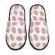thumbnail image 1 of Balery Strawberry Pantuflas de Casa de Felpa Silenciosas con Diseño Estampado, Zapatillas Cómodas Antideslizantes de Algodón para Interior-Large, 1 of 8