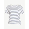thumbnail image 4 of Free Assembly Women's Crop Box Tee with Short Sleeves, Sizes XS-XXXL, 4 of 7