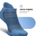 thumbnail image 6 of Feetures High Performance Ultra Light Ankle Sock - No Show Socks for Women & Men with Heel Tab - Denim Daze, S (1 Pair), 6 of 7