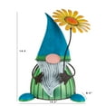 thumbnail image 7 of Mainstays 14"H Metal Rustic Brown Painted Solar Powered Light Up Gnome, 7 of 7