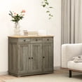 thumbnail image 2 of Storage Sideboard with Drawers | Roomy Storage in Dining Room or Entryway, Ideal for Utensil and Dish Storage | Solid Wood Countertop with Painted Finish | Keeps Items Dust - free and Organized, 2 of 6