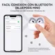 thumbnail image 5 of Auricular in-ear gamer inalámbrico Fitpolo Bluepods Mini 1 blanco con luz LED, 5 of 8