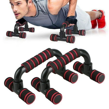 TSV Perfect Push Up Bars Inclined - Pushup Stands Handles Fitness Equipment for Push-Up Exercise Home Workout Push Up Bars Stand Handle Fat Burning & Full Body Training for Chest & Arms (Best Push Up Workout For Ripped Chest)