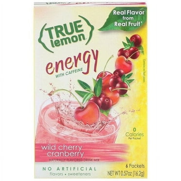 True Citrus, True Lemon, Energy, Wild Cherry Cranberry, 6 Packets, 0.095 oz (2.7 g) Each Pack of 2