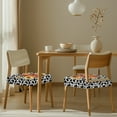 thumbnail image 4 of HELLHERO Sunflower Cow Print Dining Room Chair Seat Covers, Highland Cattle Print Elastic Slipcover for Kitchen Seat Cushions, Dining Chair Cushion Slipcovers, 4 of 7