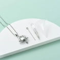 thumbnail image 4 of Crystal Crab Urn Necklace for Ashes for Women Birthstone Necklace Stainless Steel Ashes Keepsake Mini Urn Jewelry, 4 of 7