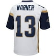 thumbnail image 3 of Men's Mitchell & Ness Kurt Warner White Los Angeles Rams Big & Tall 2001 Retired Player Replica Jersey, 3 of 3