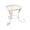 White, variant on Decorative Metal Plant Stand Rustproof Vintage Round Scroll Design Flower Pot Holder for Indoor Outdoor Living Room Balcony Patio Corner