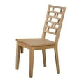 thumbnail image 2 of Iconic Furniture Company 37" Wood Dining Side Chairs in Brown (Set of 2), 2 of 5