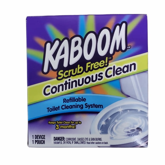 Kaboom Scrub Free Continuous Clean Toilet Cleaning System Toilet Bowl Cleaner Ki