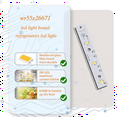 thumbnail image 4 of WR55X26671 Refrigerators Led Light Board, Freezer Light Board Replacement PS11767930 AP6035586 4468532 EAP11767930 6PCS, 4 of 6